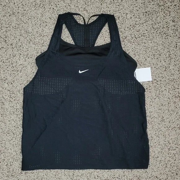 Nike Swimwear Athletic Mesh Racerback  Bralette Layered Tankini 2 piece Swimsuit - Picture 2 of 7